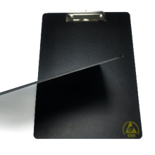 High Conductive Black Color Unfoldable ESD Anti-static Cleanroom Clipboard for writing